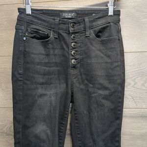 Judy Blue High Rise Skinny Fit Black Jeans Women's Size 1 / 25